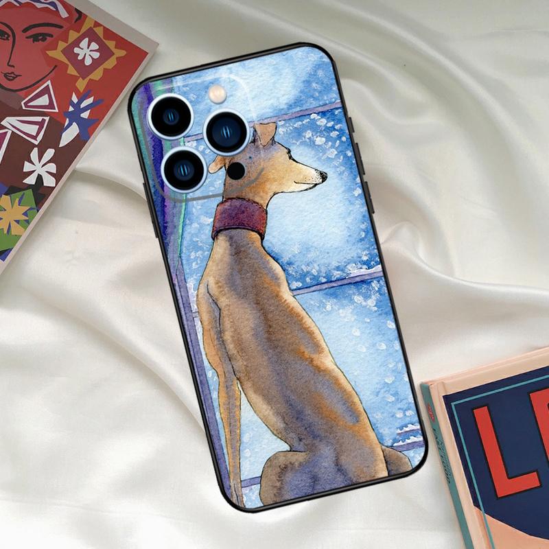 Galgo Greyhound Dog Phone Case on For iPhone 13 12 11 Pro Max Mini SE2 XS XR X 7 8 Plus Cover Soft Cases