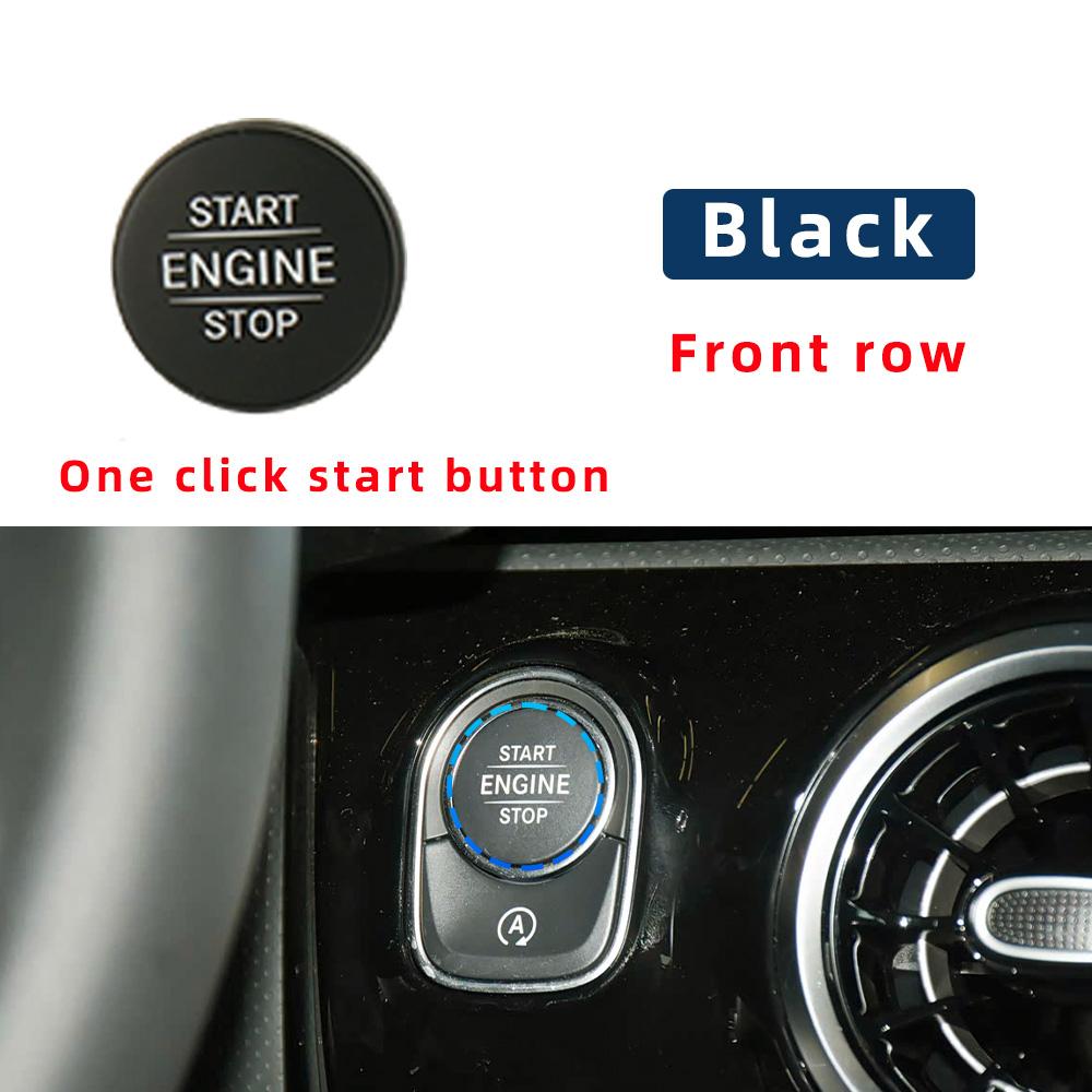 ABS Car Engine Start Stop Push Switch Button Cover For Mercedes Benz A B CLA Class Jetta W177 W247 W118 W907 W910 After 2019