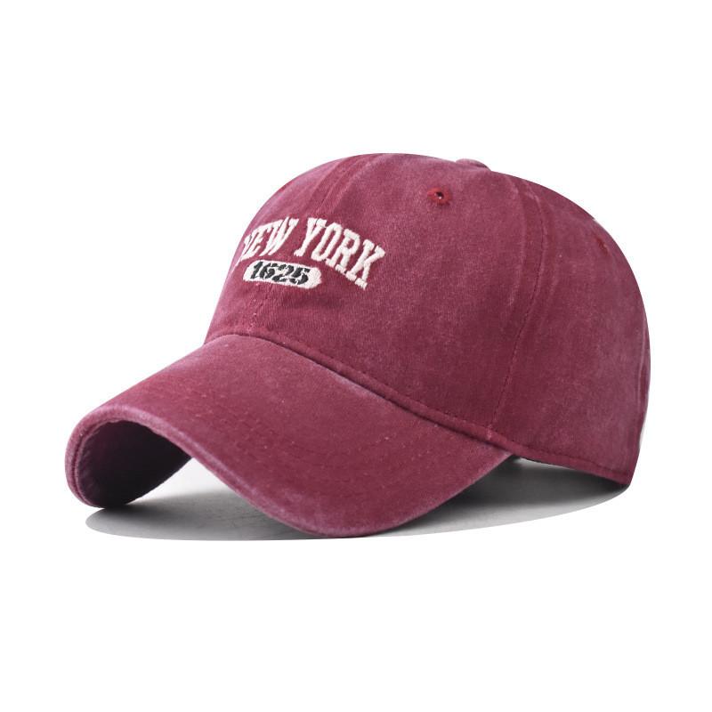 New Cotton York Wash Casual Baseball Cap With Windresistant Design Adults For
