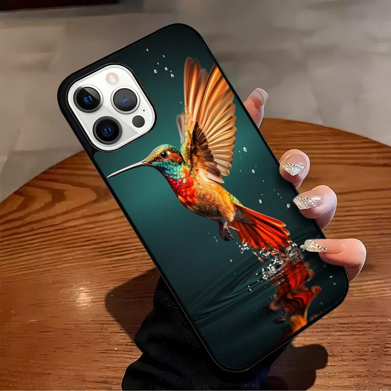 Lovely Birds Hummingbird Phone Case For iPhone 17 Air 16 15 14 13 12 11 Pro Max Max Plus Bumper Case Cover