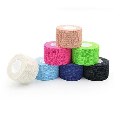 Эластичный самоклеящийся бинт-лента Высокоэластичный когезивный бинт Спортивная безопасность Кинезио тейп Спорт