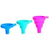Новый набор из 3-х воронок из пищевого силикона, складные кухонные гаджеты, аксессуары, для наполнения бутылок с водой, для переливания жидкостей