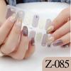 Z трехмерная водонепроницаемая запекаемая гель-лаковая пленка полная наклейка простой европейский и американский стиль продвинутая пленка для ногтей бумага наклейка для ногтей
