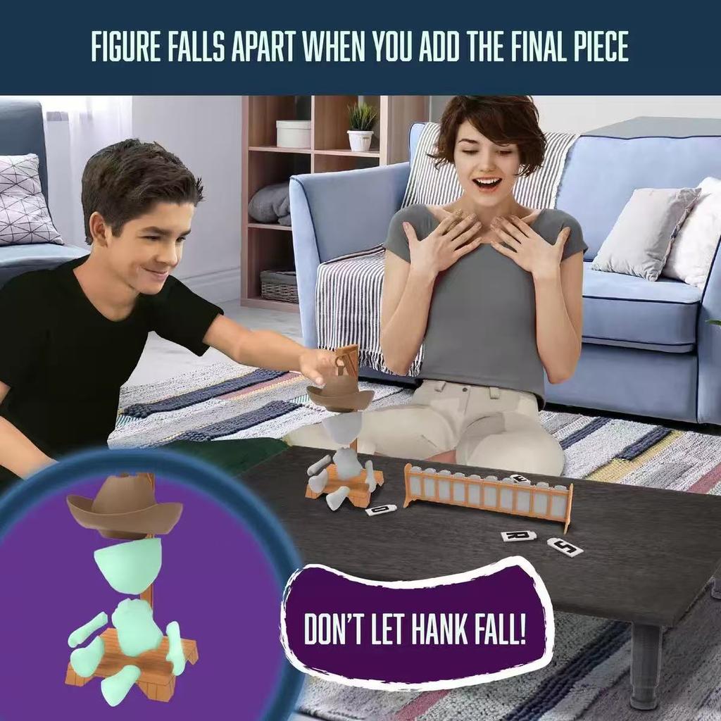 Magnetic Hangman Board Games Mystery Guessing Word Game Family Gathering Parent-Child Interactive Toy Party Games for Teenager