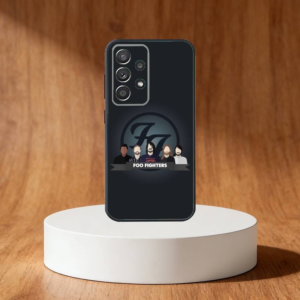 Foo F-Fighters band Phone Case For Samsung S25,S24,S21,S22,S23,S30,Ultra,S20,Plus,Fe,Note,10,9,5G Black Cover
