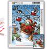 5D DIY Рождественская елка Санта-Снеговик Вышивка крестиком Стразы Алмазный рисунок Вышивка Мозаика Домашний декор