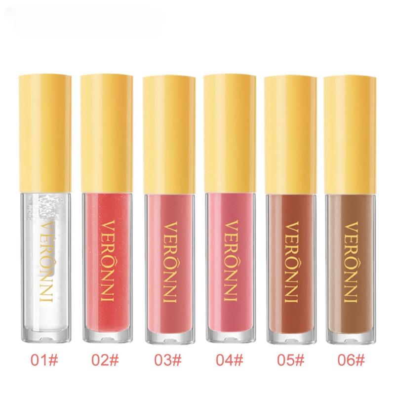 Beauty Natural and Long-lasting Moisturizing Mirror Lip Oil Fruit Flavored Plump Lips Moisturizing and Glossy Lip Balm