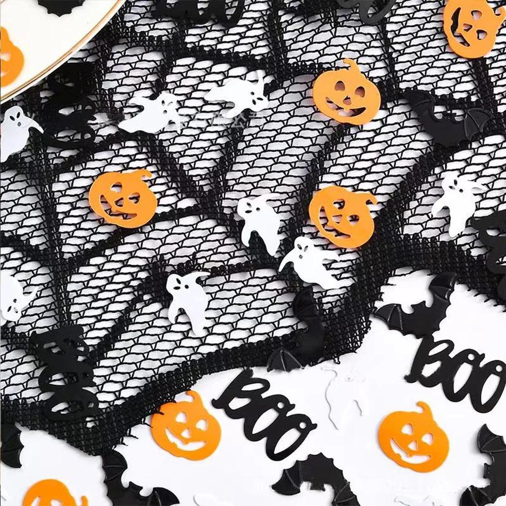 Runtow 15 г Хэллоуин Плоская Летучая мышь Привидение Ведьма Рассыпные Блестки, Конфетти BOO Украшение для Хэллоуинской вечеринки Фестивальные Аксессуары