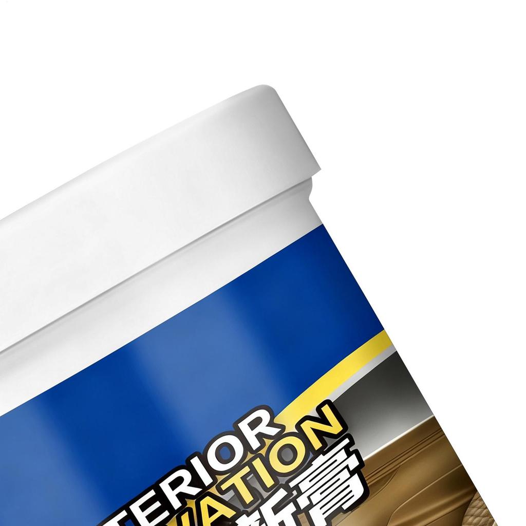 Очиститель кожи для салона автомобиля Защитное средство для кожаных сидений с блеском 500 г Очищающая паста для удаления пятен с пластика автомобиля Для отделки автомобиля Грузовика Седана