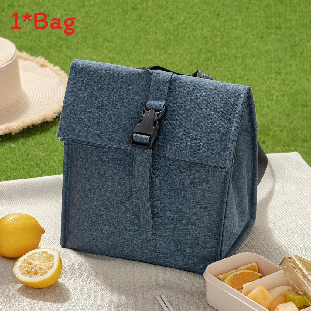 Japanese Style Insulated Food Carrier With Breathable Oxford Fabric And Multipurpose Storage