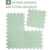 1/4Pcs Ultra Thick Knitting Block Mat Portable Grid Knitting Board New Foam Blocking Board