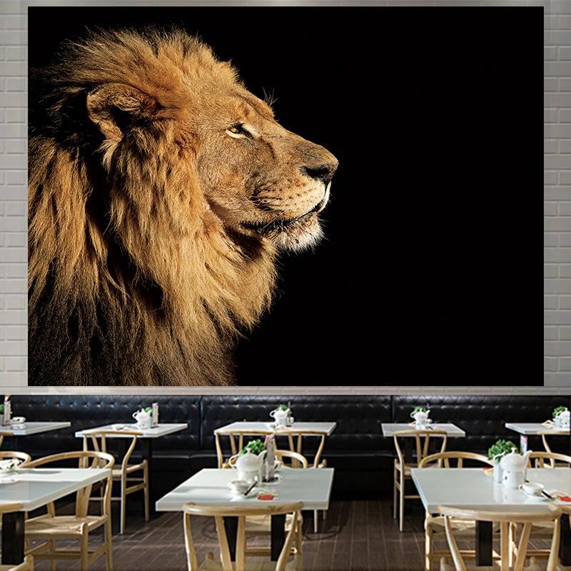 Скандинавский американский лесной тигр, большой гобелен, настенный гобелен с геометрическим рисунком, гобелен в стиле хиппи, домашний декор, эстетическое украшение