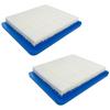 Air Filter - Phonillico® - 491588 - Compatible with Briggs and Stratton and Honda - Pack of 2 Filters
