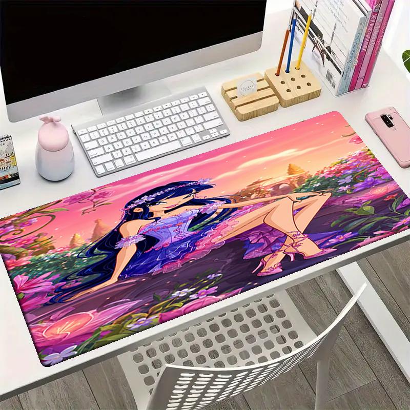 Коврик для мыши Winx Club, Нескользящая резиновая основа, Многофункциональный офисный и домашний декор, Идеально подходит для персонализации рабочего места.