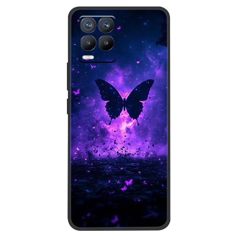 Для Realme 8 Pro 4G Мягкий силиконовый чехол Защитная крышка Крутой чехол для телефона с рисунком Животное Мультяшный автомобиль Для Realme 8 pro RMX3081 8i