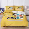 Blue Robot Cartoon Duvet Cover Home Pillowcase Set Adult Bedroom Children Comforter Bedding