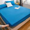 Deep Pocket Bed Fitted Sheet With Elastic Band 100% Waterproof Bedding Portector Mattress Topper Cover No Pillowcase