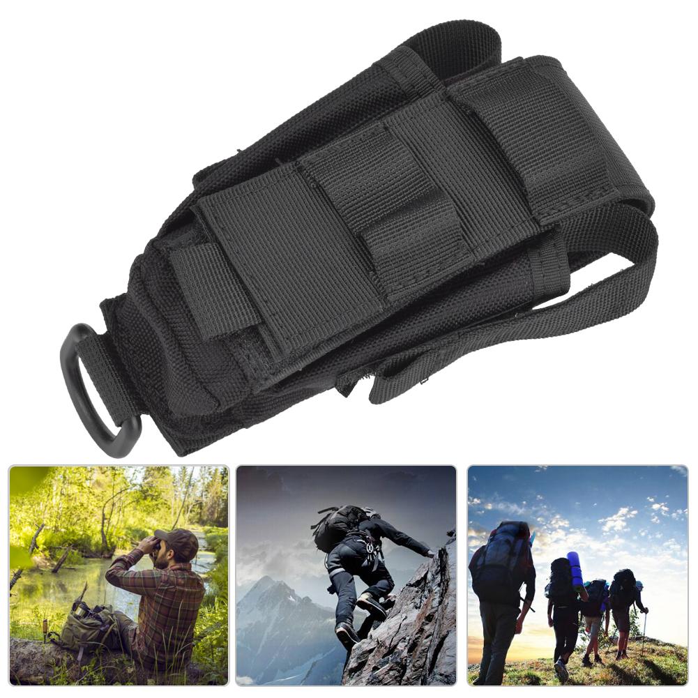 Nylon Multifunction Tool Storage Bag Multiple Pocket Organizer for Pencil Knife FlashlightBlack