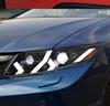 Светодиодная фара в сборе для Honda Civic 9-го поколения (2012-2015) со светодиодными ДХО в стиле Lamborghini и динамическими поворотниками
