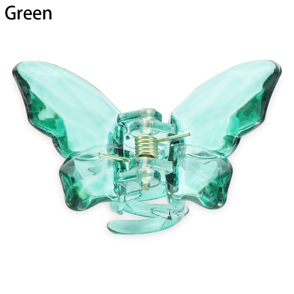 Головные уборы Прозрачный Кристалл Инструменты для укладки Акриловые Заколки для волос Бабочка Зажим для волос Крабы Заколки