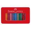 Акварельные цветные карандаши в плоской банке 60 цветов набор Faber-Castell TFC-WCP/60C