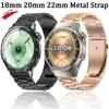 Металлический ремешок 18 мм 22 мм для Huawei Watch GT6 GT5 GT4 46 мм 41 мм/GT6 Pro/4 3pro Браслет Correa для Huawei Watch 5/GT5 Pro 42 мм Ремешок