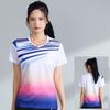 Men Women Badminton Sport Set Short Sleeve Quick Dry Training Uniform Team Outfit