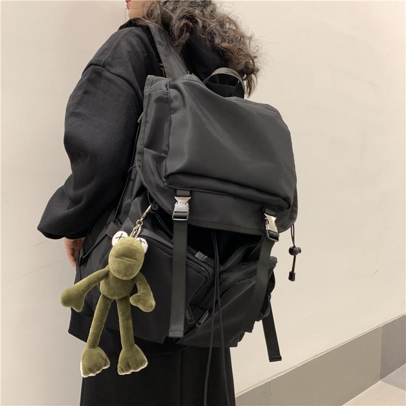 Рюкзак в стиле инструментального инструмента, женский, простой, трендовый, большой емкости, компьютерный дорожный рюкзак, мужской, студенческий, школьный рюкзак в гонконгском стиле