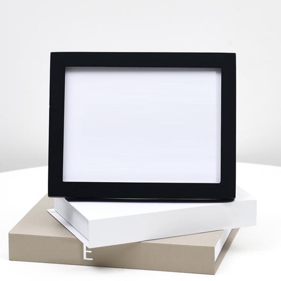 8/10-дюймовая деревянная рамка для плаката Высокое стекло Искусство Горизонтальная Вертикальная Современная Четкость Галерея Гостиная