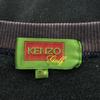 KENZO GOLF 90s Made In Japan Old Logo Embroidery Long Sleeve Openwork Knitting Sweat Men's Used