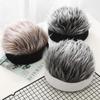 1Pc Novelty Hip Hop Beanie Hat With Spiked Fake Hair Funny Retro Short Melon