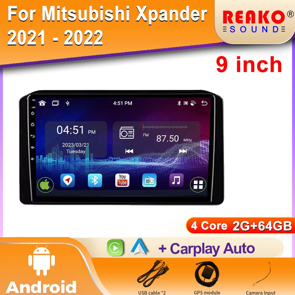 Car Radio Multimedia Video For Mitsubishi Xpander 2021 - 2022  GPS Car Stereos Android Navigation DVD Player Autoradio  2 Din
