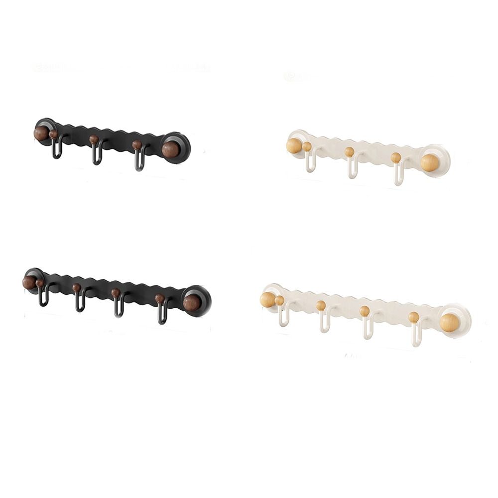 Wall Mounted Suction Cup Bathroom Hook Creative Hanging Clothes Hook Door Rear Hook Towels