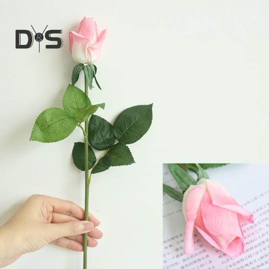 Многоразовая имитация розы с влажной поверхностью, креативные свадебные декоративные растения, свадебный искусственный цветок розы