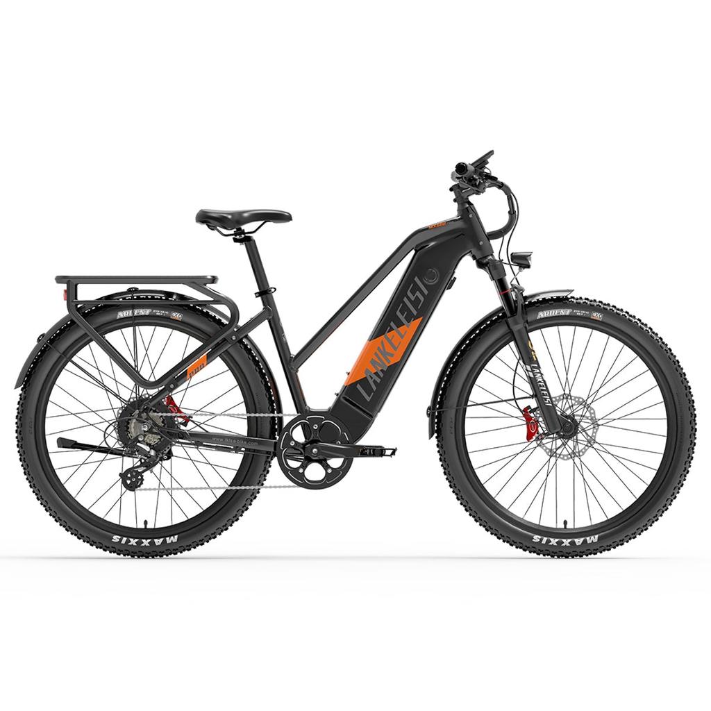 LANKELEISI MX600 Pro 27,5" Электрический Шоссейный Велосипед 500 Вт 48 В 20 Ач Городской Электровелосипед, Масляные Дисковые Тормоза, Задний Багажник Pedelec для Ежедневных Поездок и Путешествий на Природе
