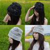 Hollowed Out Rural Style Hat Breathable Baotou Hat Fashionable Bandanas  Hair