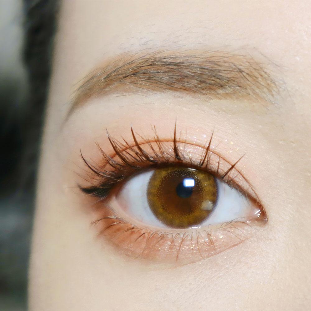 CORINGCO Brown Color False Eyelashes Eye Lashes Extension(0.10mm- 10mm,11mm,12mm)