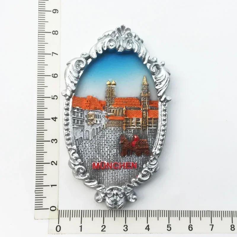 Немецкие магниты на холодильник Берлин Франкфурт Гамбург Фрайбург Мюнхен Нойшванштайн туристические сувениры магнитные наклейки путешествия подарки