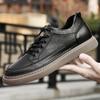 Fashion Men Sneakers New Breathable Casual Shoes Summer Comfy Male Skateboarding Shoes Genuine Leather Sports Tenis Men's Shoes
