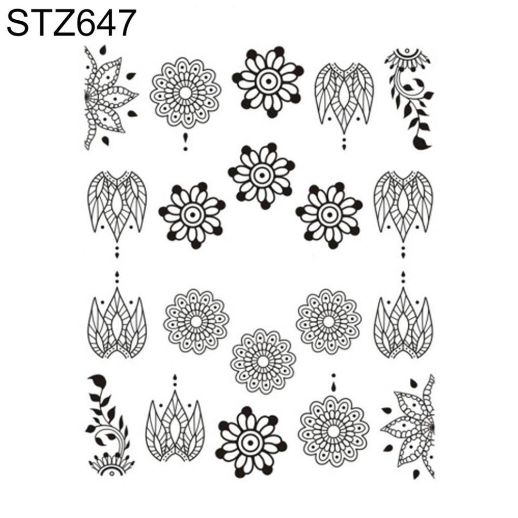 Наклейки аппликация для маникюра и дизайна ногтей