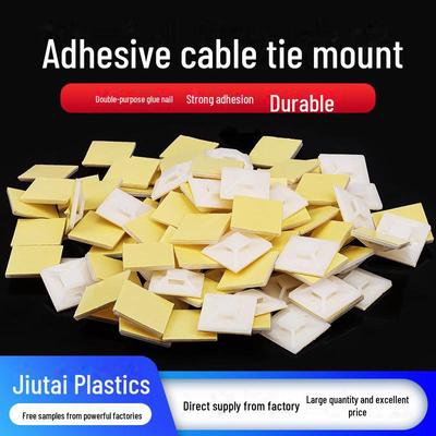 Самоклеящийся присосочный зажим для кабельных стяжек для фиксации проводов