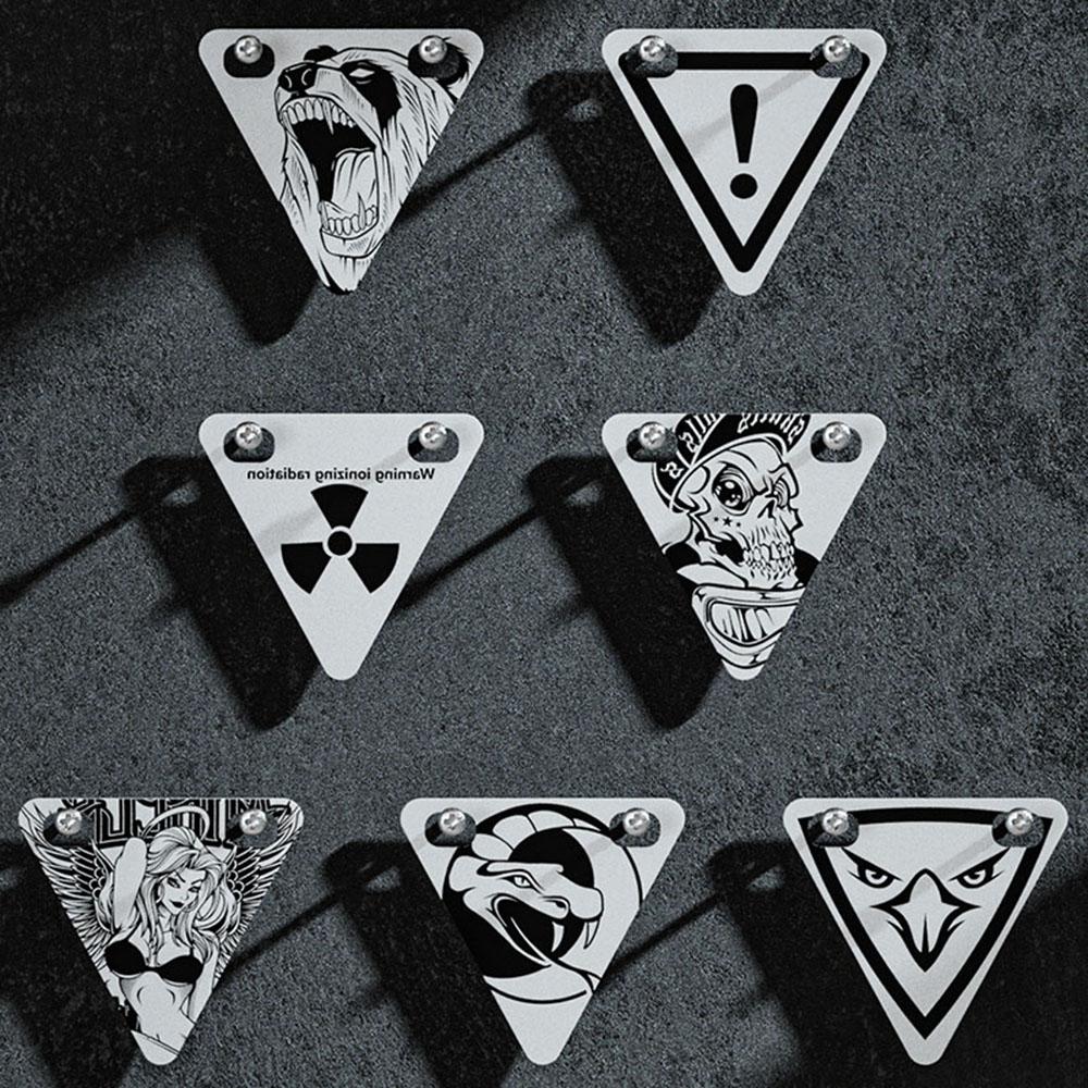 3 упаковки велосипедных светоотражающих знаков, велосипедный предупреждающий треугольный отражатель, ночной треугольник, светоотражающий