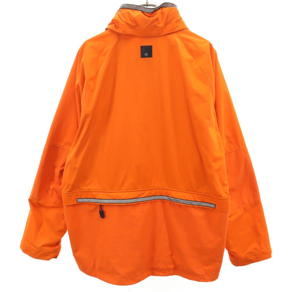 NAUTICA Jacket XL Orange Mesh lining Men's Used
