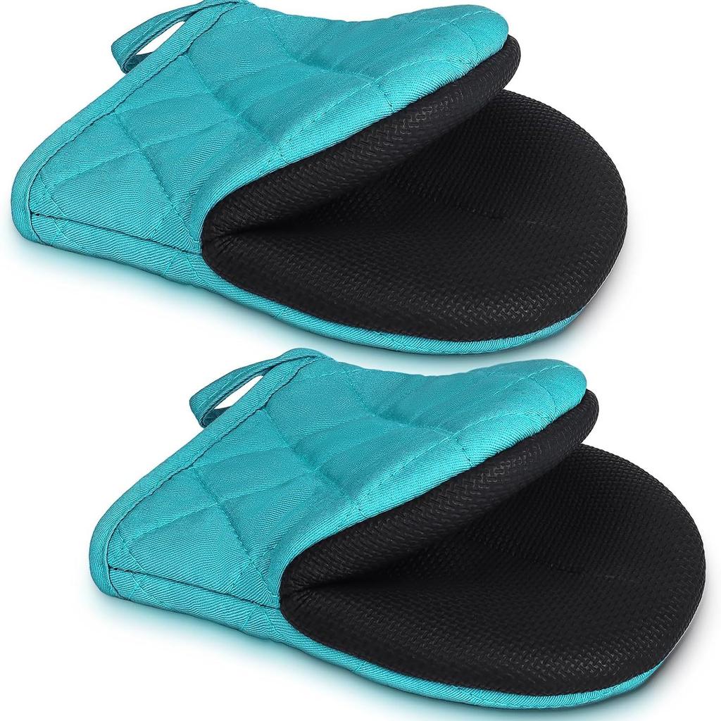 1 Pair of Oven Mitts Kitchen Oven Mitts Non-slip High Temperature Resistant 500℉ Suitable for Grilling Baking and Cooking