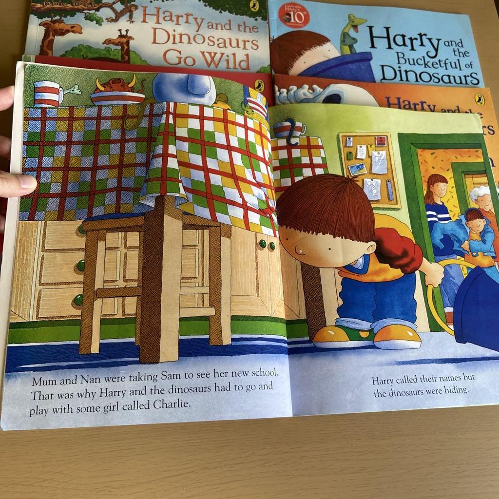 [Б/У] Гарри и динозавры Серия из 6 книг Книжка с картинками