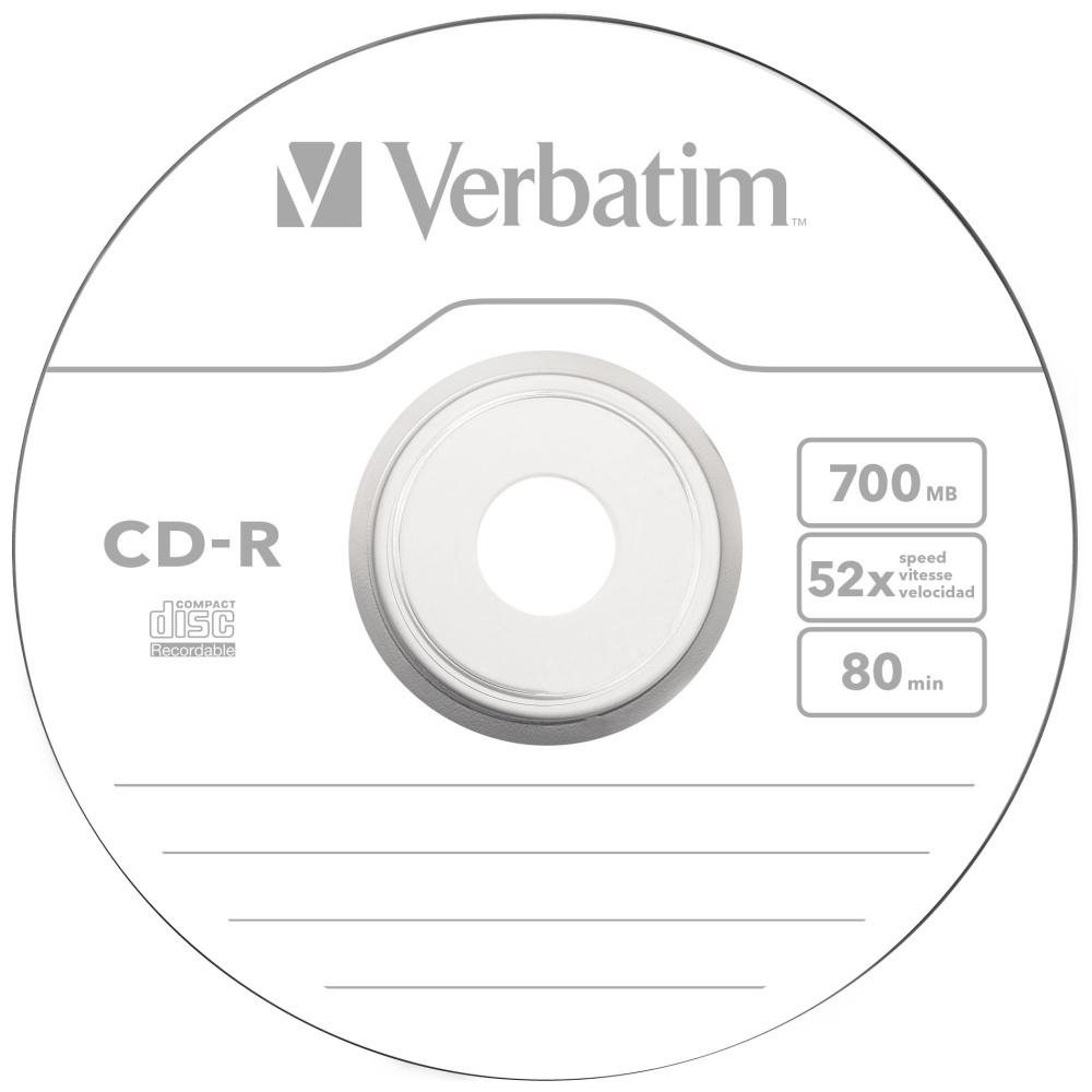 Verbatim Płyta Cd-R 700Mb 52X Extra Protection 10Szt 43437