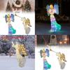 Angel Tree Topper Acrylic Christmas Decor With Lighted Star For Festive Homes