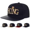 Женские Кепки Hip-Hop с Принтом Букв 'King' и Стразами Весна Осень Для Уличного Использования Регулируемые Повседневные Бейсболки Шляпа от Солнца Для Мужчин И