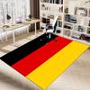 1PC black red yellow flag Extra Large Non Slip Floor carpet, Office, family, Studio   Large Area Rug Indoor Rugs, Bold Statement Piece
