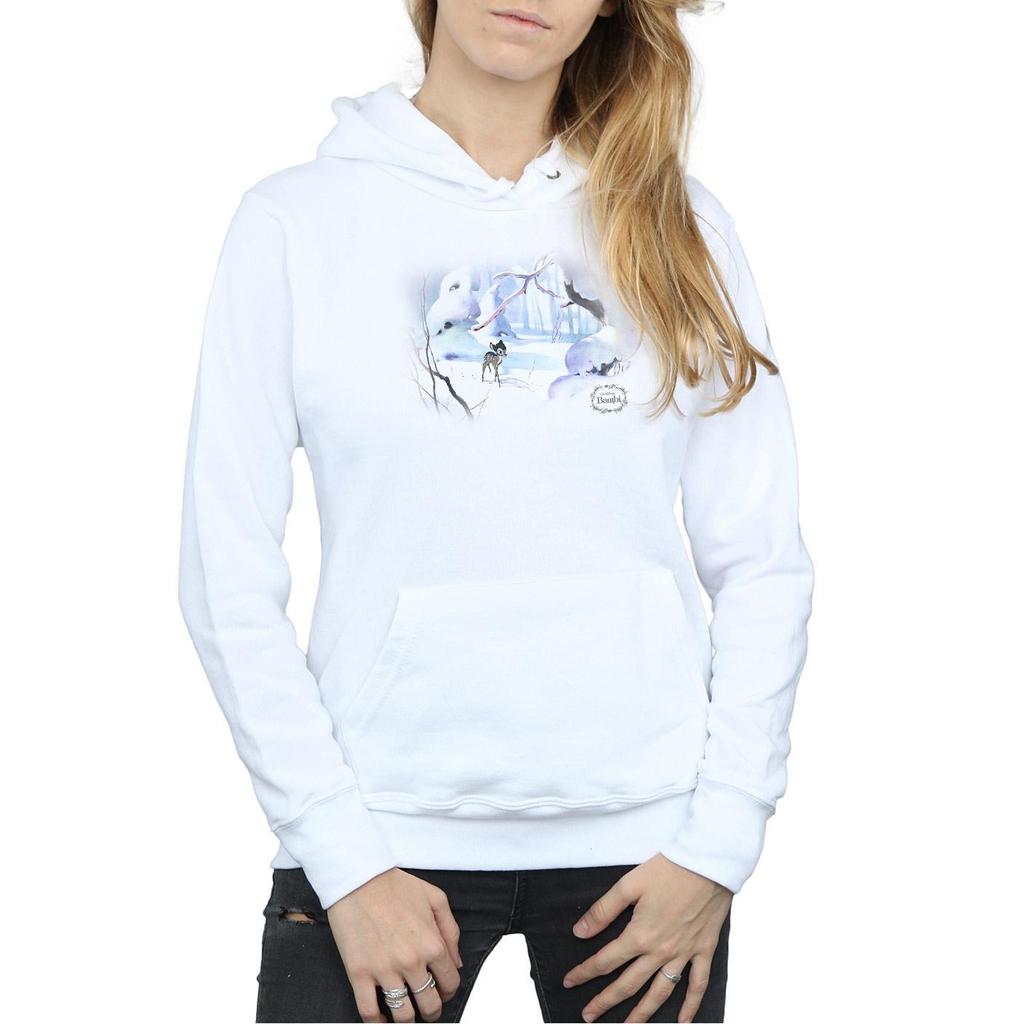 Disney Womens/Ladies Bambi Snow Hoodie